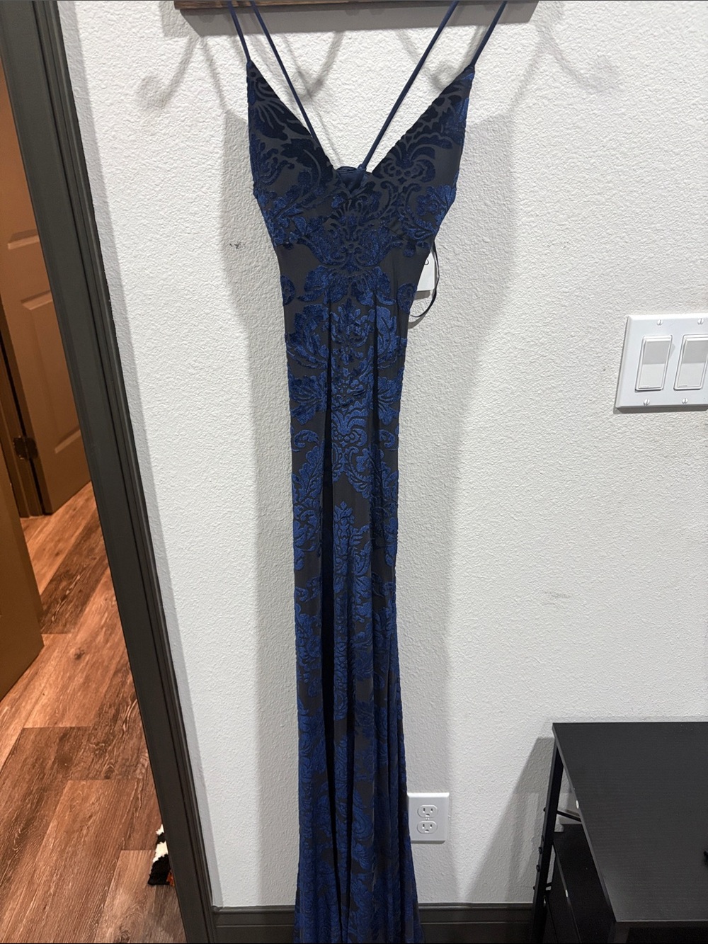 Windsor Navy Floral Lace Dress
